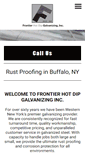 Mobile Screenshot of frontiergalvanizing.com